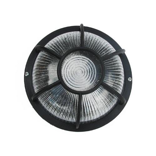 Tortuga E27 de PVC redonda negra